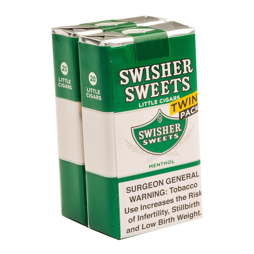 View product media SLCM2 Swisher Sweets Little Cigars Menthol Twin Pack Cigars 2